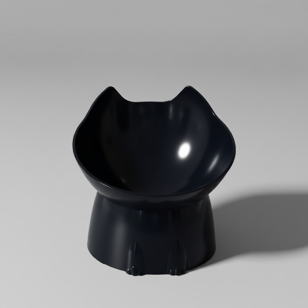 ElaPaw Ergonomic Raised Pet Bowl - elevated design close-up