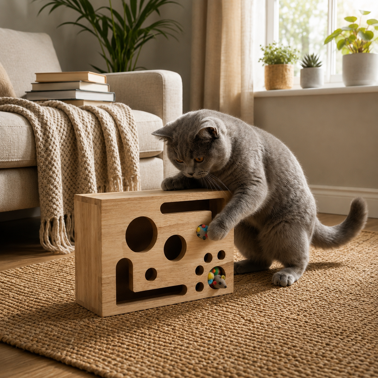 Cat Nail File Enrichment Box
