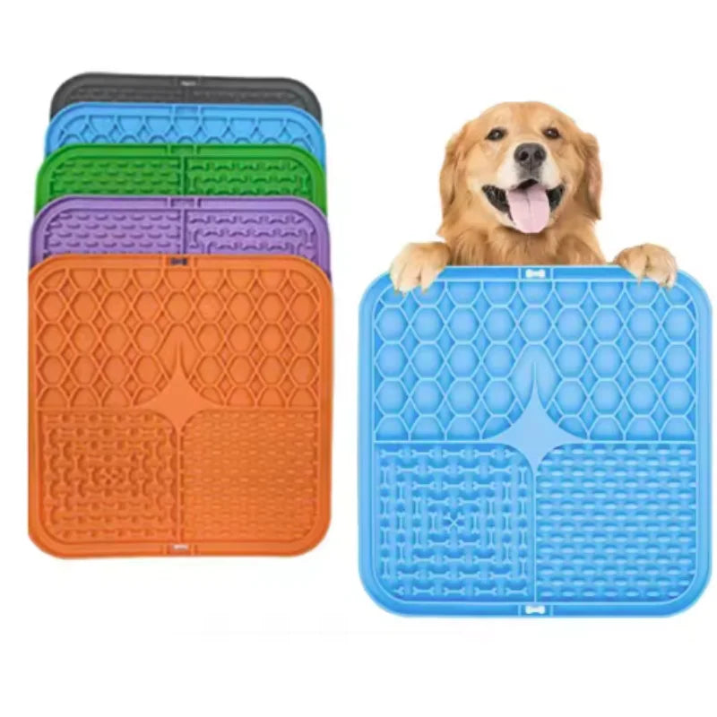 Pet Lick Silicone Mat Pet Slow Food Plate for Dog and Cat Distraction Silicon