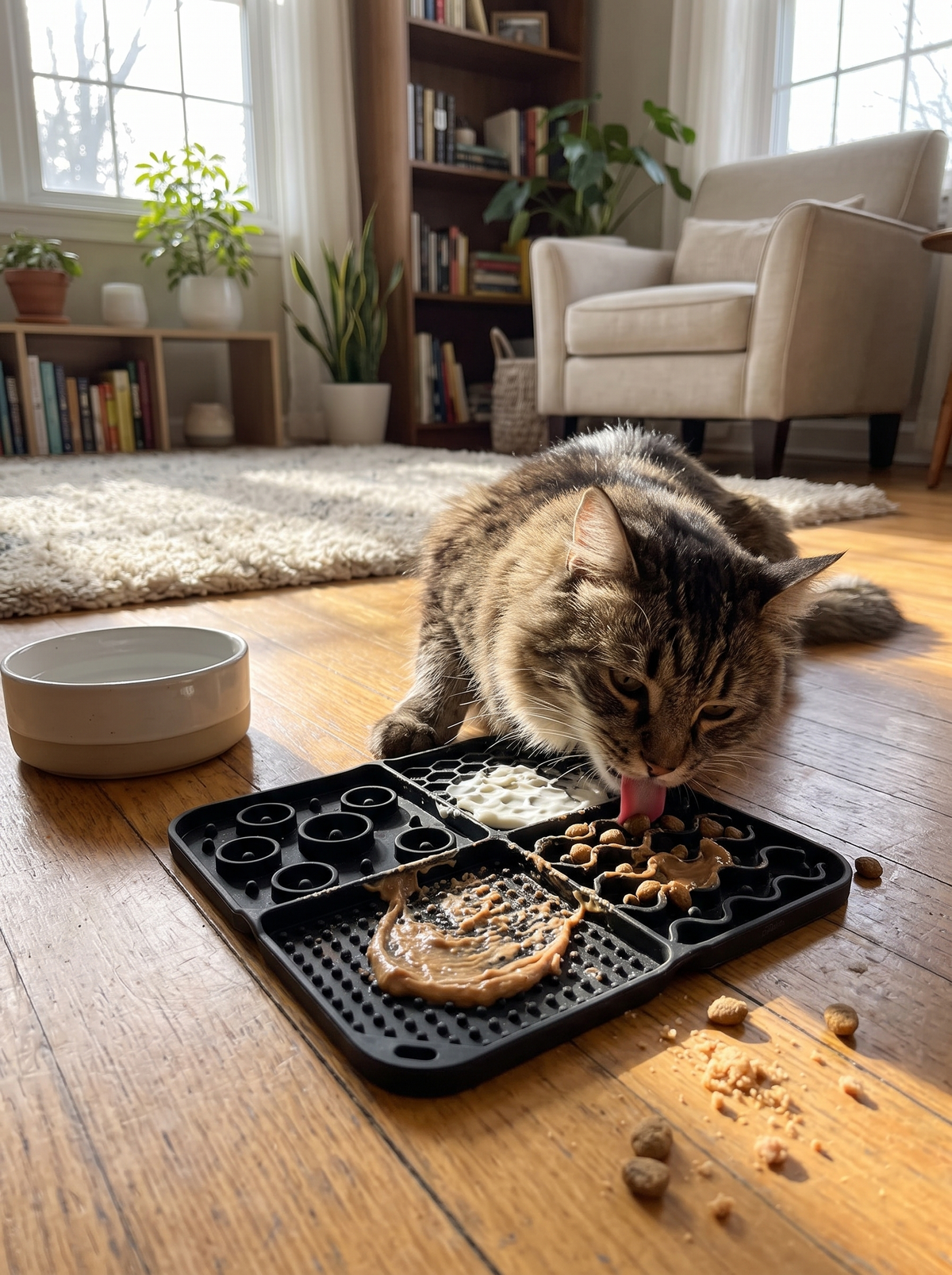 Anti Slip Silicone Lick Mat for Pets image with text 2