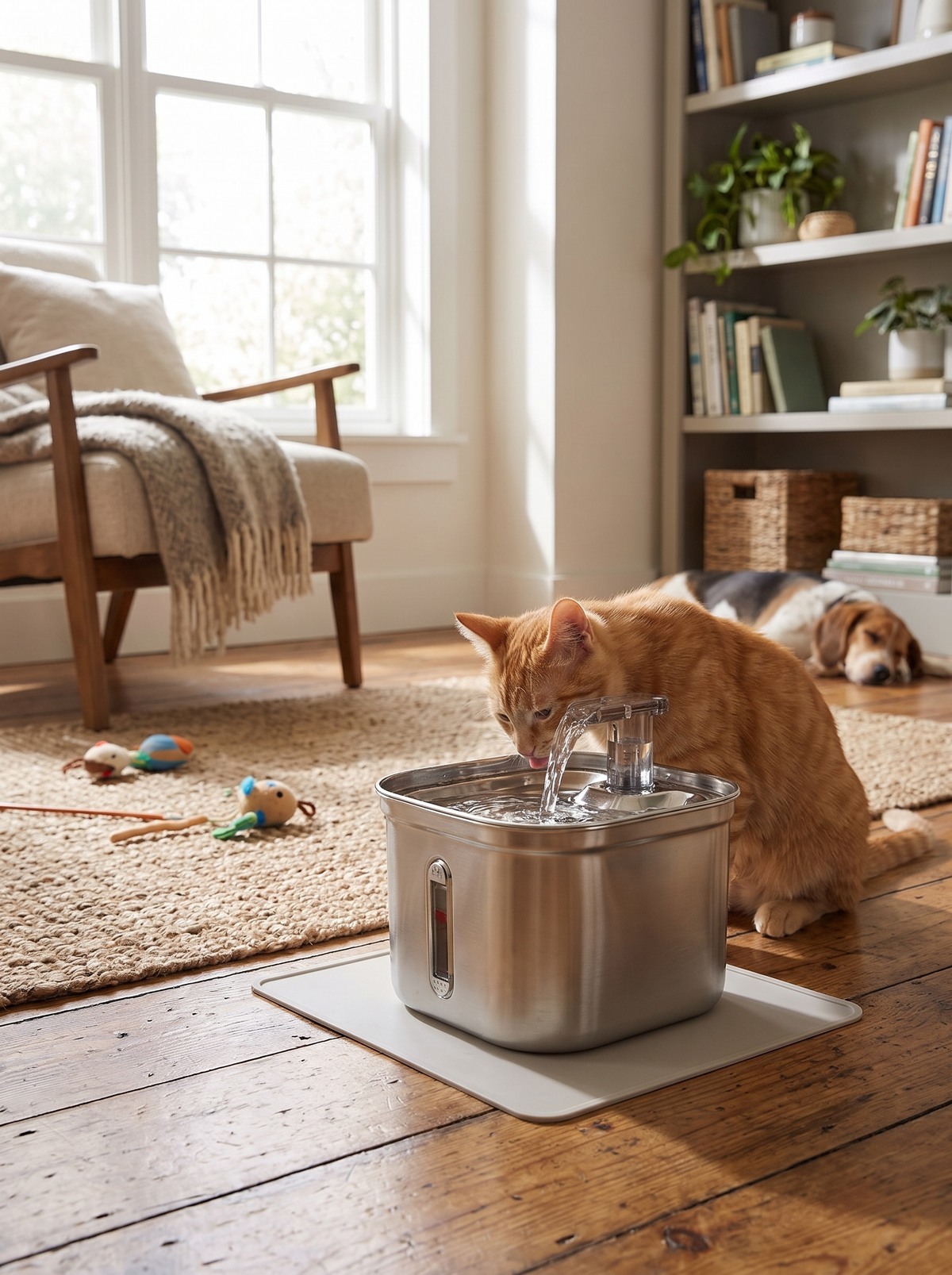 Circulating Pet Water Fountain image with text 2