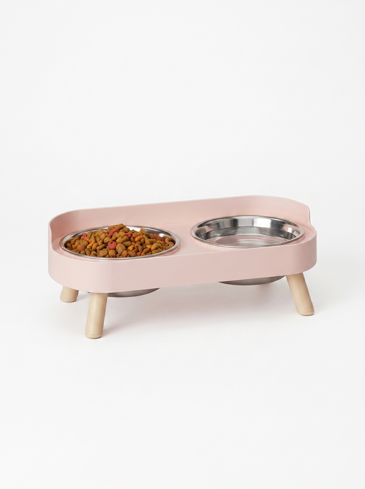 Elevated Dual-Bowl Feeding Station image with text 3