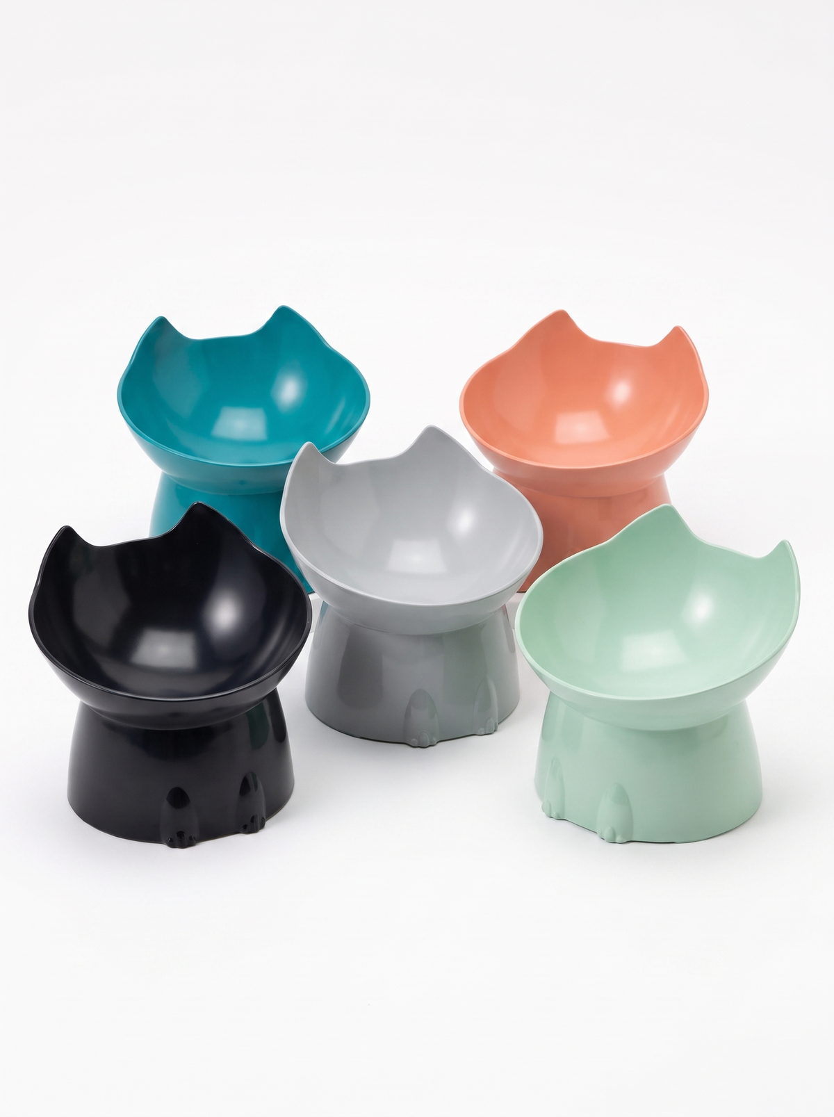 Ergonomic Raised Pet Bowl image with text 3