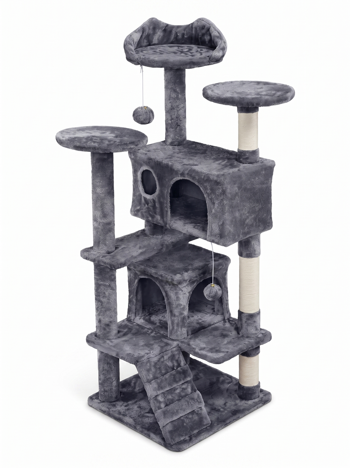 Large Cat House for Kittens & Cat Tree Condo image with text 3